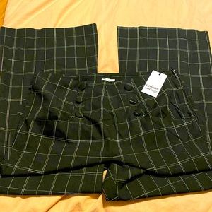 NWT Side zip bell bottom pants